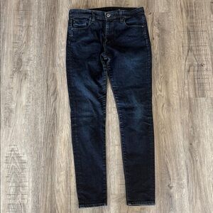 AG Adriano Goldschmied Dark Blue Skinny Jeans Size 30